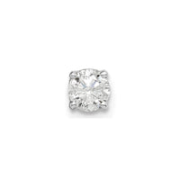 Load image into Gallery viewer, 14k White Gold AA Quality Complete Diamond Stud Earring
