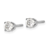 Load image into Gallery viewer, 14k White Gold AA Quality Complete Diamond Stud Earring
