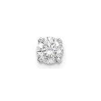 Load image into Gallery viewer, 14k White Gold AA Quality Complete Diamond Stud Earring
