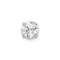 Load image into Gallery viewer, 14k White Gold AA Quality Complete Diamond Stud Earring

