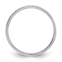 Load image into Gallery viewer, 14k White Gold 3.75mm Design Etched Wedding Band Size 7
