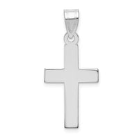 Load image into Gallery viewer, 14k White Gold Polished Cross Pendant
