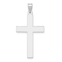 Load image into Gallery viewer, 14k White Gold Polished Cross Pendant

