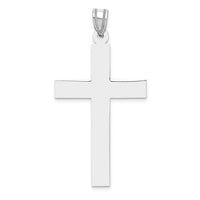 Load image into Gallery viewer, 14k White Gold Polished Cross Pendant
