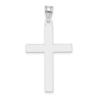 Load image into Gallery viewer, 14k White Gold Polished Cross Pendant
