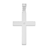 Load image into Gallery viewer, 14k White Gold .02ct. Diamond Cross Pendant
