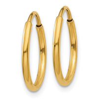 Load image into Gallery viewer, 14k 1.25mm Endless Hoop Earring
