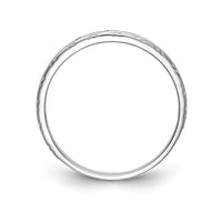 Load image into Gallery viewer, 14k White Gold AA Quality .03 carat Diamond Trio Ladies Complete Wedding Band
