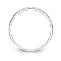 Load image into Gallery viewer, 14k White Gold AA Quality .03 carat Diamond Trio Mens Complete Wedding Band
