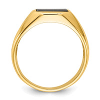 Load image into Gallery viewer, 14k Men&#39;s Onyx Ring
