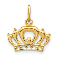 Load image into Gallery viewer, 14k Crown Charm
