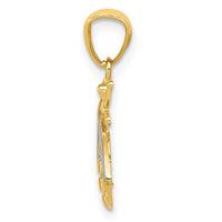 Load image into Gallery viewer, 14k w/Rhodium Bee Pendant
