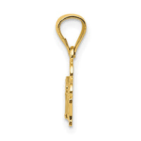 Load image into Gallery viewer, 14k Yellow Gold I Heart Mommy Pendant
