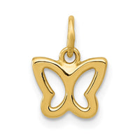 Load image into Gallery viewer, 14k Polished Butterfly Pendant
