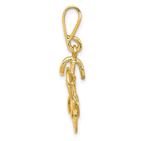 Load image into Gallery viewer, 14kt Yellow Gold Polished 3D Bicycle Pendant
