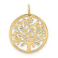 Load image into Gallery viewer, 14k Round Tree Pendant

