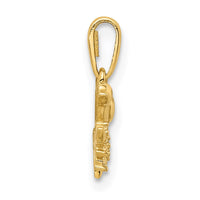 Load image into Gallery viewer, 14K Bird on a Branch CZ Pendant
