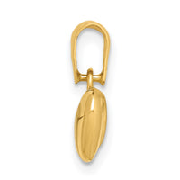 Load image into Gallery viewer, 14k Satin and Polished 3D Puffed Heart Pendant
