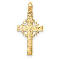 Load image into Gallery viewer, 14K Two-tone Crucifix Pendant
