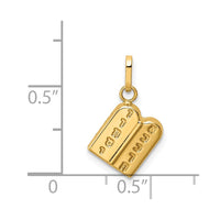 Load image into Gallery viewer, 14k The Ten Commandments Charm
