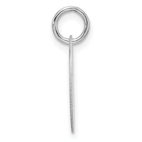 Load image into Gallery viewer, 14kw Polished Black Enamel Letter G Initial Disk Charm
