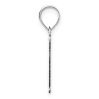 Load image into Gallery viewer, 14kw Polished Etched Letter E Initial Pendant
