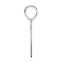 Load image into Gallery viewer, 14kw Polished Etched Letter M Initial Pendant
