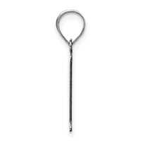 Load image into Gallery viewer, 14kw Polished Etched Letter P Initial Pendant
