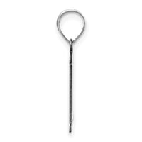 Load image into Gallery viewer, 14kw Polished Etched Letter R Initial Pendant
