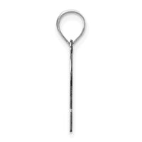 Load image into Gallery viewer, 14kw Polished Etched Letter S Initial Pendant
