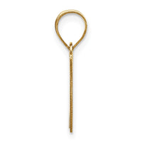 Load image into Gallery viewer, 14k Polished Script Letter W Initial Pendant
