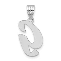 Load image into Gallery viewer, 14kw Polished Script Letter G Initial Pendant
