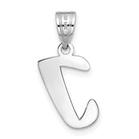 Load image into Gallery viewer, 14kw Polished Script Letter I Initial Pendant

