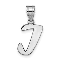 Load image into Gallery viewer, 14kw Polished Script Letter I Initial Pendant
