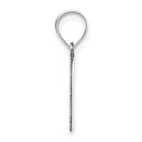 Load image into Gallery viewer, 14kw Polished Script Letter L Initial Pendant
