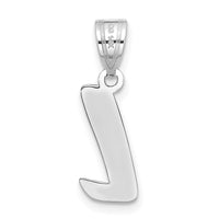 Load image into Gallery viewer, 14kw Polished Script Letter L Initial Pendant

