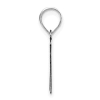 Load image into Gallery viewer, 14kw Polished Script Letter N Initial Pendant
