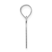 Load image into Gallery viewer, 14kw Polished Script Letter O Initial Pendant
