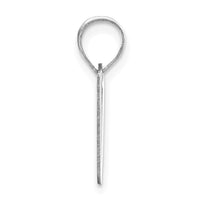 Load image into Gallery viewer, 14kw Polished Script Letter V Initial Pendant
