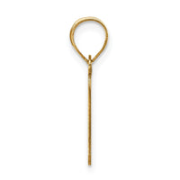 Load image into Gallery viewer, 14k Polished Bubble Letter F Initial Pendant
