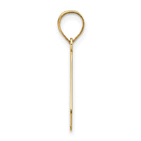 Load image into Gallery viewer, 14k Polished Bubble Letter K Initial Pendant
