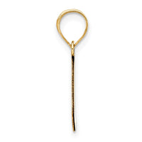 Load image into Gallery viewer, 14k Polished Bubble Letter L Initial Pendant
