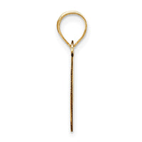 Load image into Gallery viewer, 14k Polished Bubble Letter O Initial Pendant
