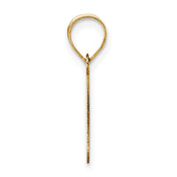 Load image into Gallery viewer, 14k Polished Bubble Letter P Initial Pendant
