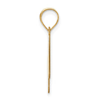 Load image into Gallery viewer, 14k Polished Bubble Letter W Initial Pendant
