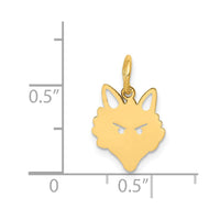 Load image into Gallery viewer, 14k Fox Head Charm
