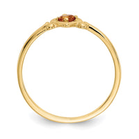 Load image into Gallery viewer, 14K Citrine Birthstone Heart Ring
