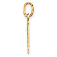 Load image into Gallery viewer, 14k Diamond-cut 21 Pendant
