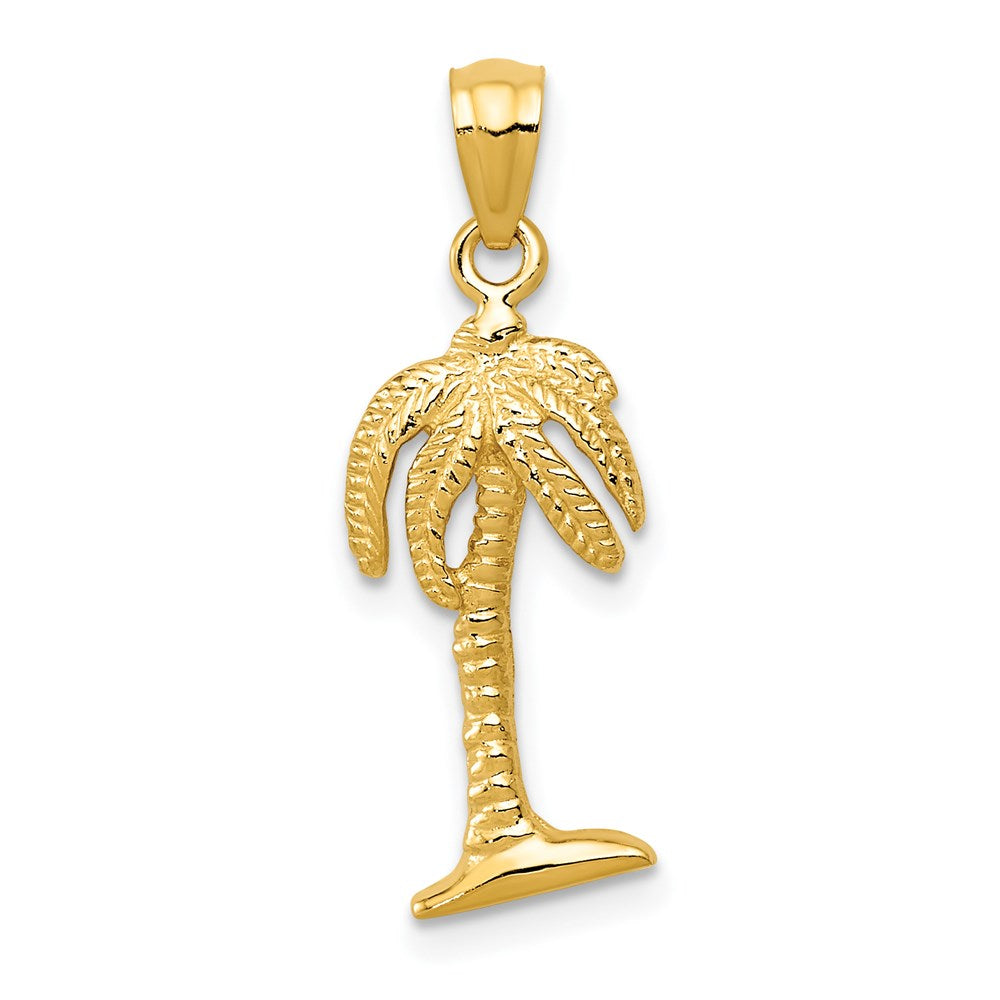 14k Palm Tree Pendant