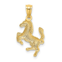 Load image into Gallery viewer, 14k Trotting Horse Pendant
